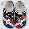 Dominican Flag Coat of Arms Custom Your Name Clog Shoes