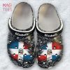 Dominican Flag Personalized Clogs Shoes With Symbols Full