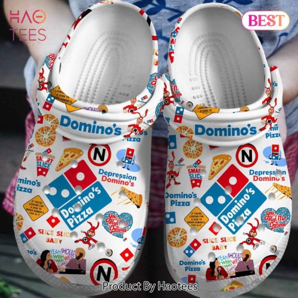 Domino’s Pizza FoodCrocs Crocband Clogs Shoes Comfortable For Men Women and Kids