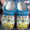 Donald Duck Disney Cartoon Crocs Crocband Clogs Shoes Comfortable For Men Women and Kids