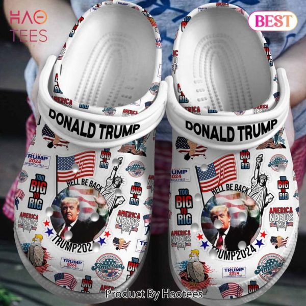 Donald Trump America First Crocs Crocband Clogs Shoes Comfortable For Men Women and Kids