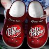 Dr Pepper Custom Personalized Name Crocs Clog Shoes