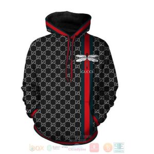 Dragonfly Gucci Black 3D Hoodie