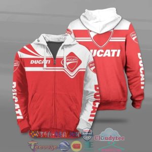 Ducati All Over Printed T-Shirt Hoodie