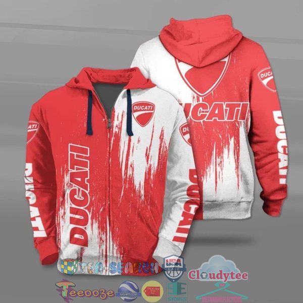 Ducati Ver 2 All Over Printed T-Shirt Hoodie