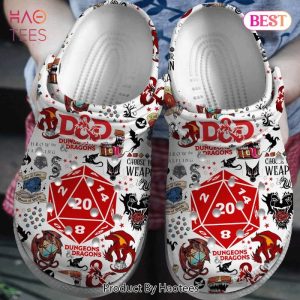 Dungeons And Dragons Game Crocs Crocband Clogs Shoes Comfortable For Men Women and Kids