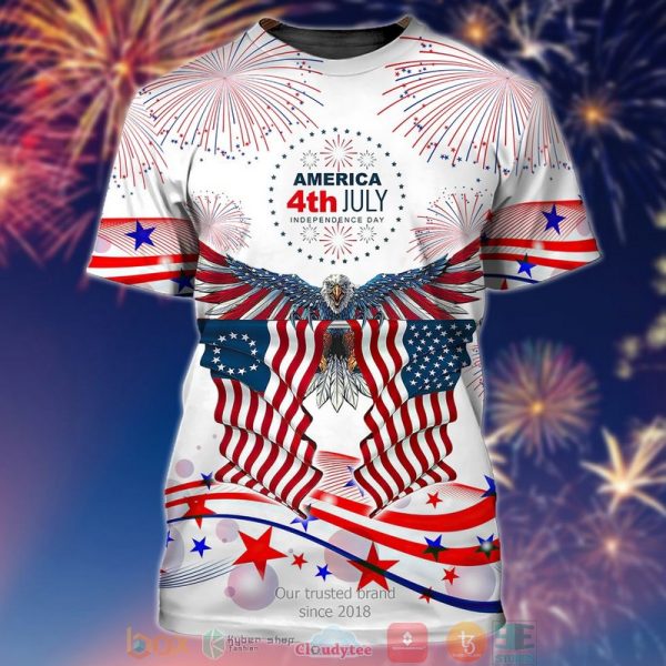 Eagle America 4Th Of July Independence Day Shirt