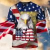 Eagle American Independence Day 3D Hoodie