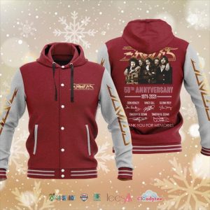 Eagles 50Th Annyversary 1971 2021 Baseball Hoodie Jacket