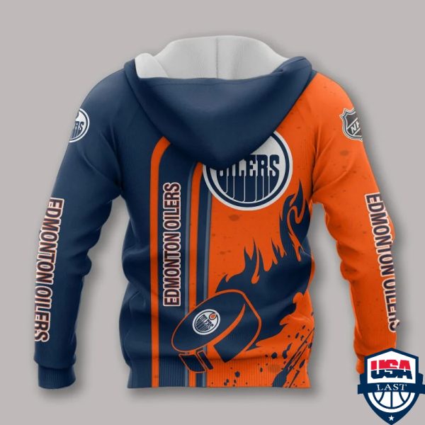 Edmonton Oilers Nhl Ver 1 All Over Printed Hoodie