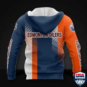 Edmonton Oilers Nhl Ver 2 All Over Printed Hoodie