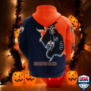 Edmonton Oilers Nhl Ver 3 All Over Printed Hoodie