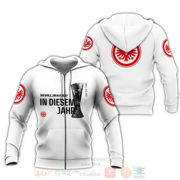 Eintracht Frankfurt Sevilla Diesem Jahr 3D Hoodie