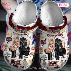 Eminem Rapper Music Crocs Crocband Clogs Shoes Comfortable For Men Women and Kids