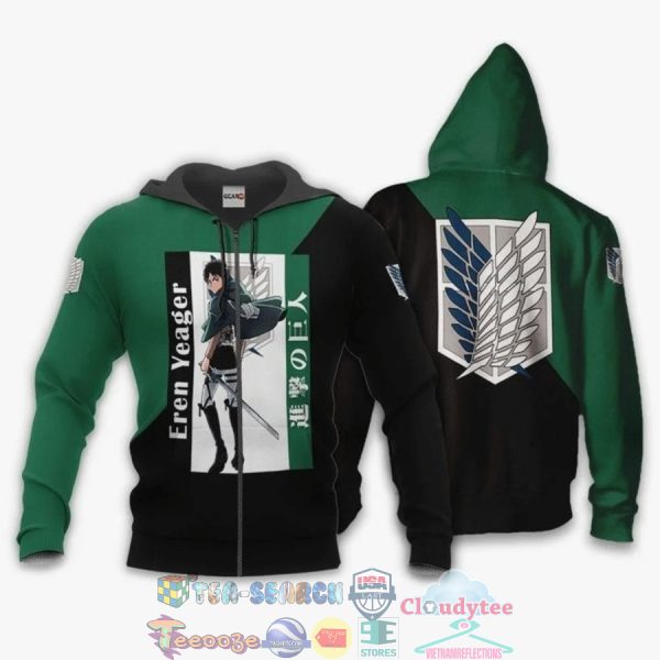 Eren Yeager Attack On Titan 3D Hoodie