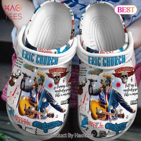 Eric Church Music Crocs Crocband Clogs Shoes Comfortable For Men Women and Kids Exclusive