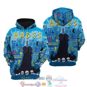 Evil Hades Punk Words Pattern Disney Quotes Hoodie 3D