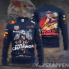 F1 Redbull Max Verstappen Honda World Champion 3D Shirt