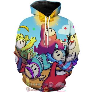 Fall Guys Hoodie 3D