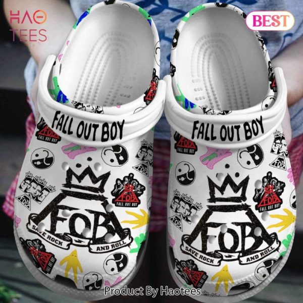 Fall Out Boy Music Crocs Crocband Clogs Shoes Comfortable For Men Women and Kids