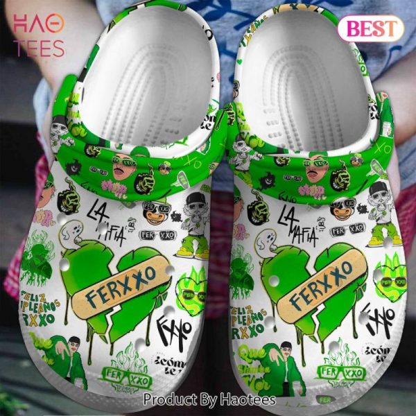 Feid FERXXO Music Crocs Crocband Clogs Shoes Comfortable For Men Women and Kids