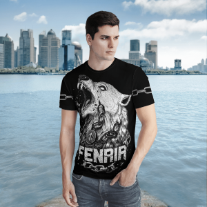 Fenrir Chains Viking 3D Shirt