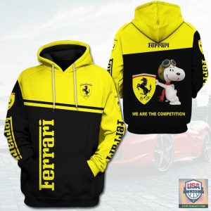 Ferrari Snoopy 3D All Over Print Hoodie T-Shirt