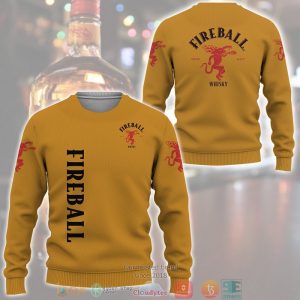 Fireball Cinnamon Whisky 3D Shirt