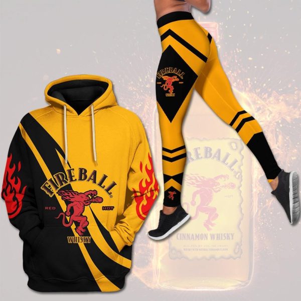 Fireball Whisky 3D Hoodie