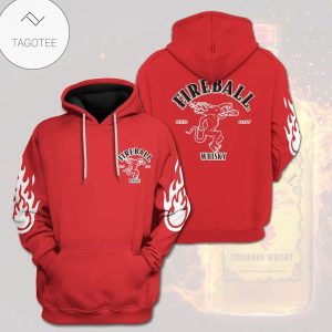 Fireball Whisky Logo Hoodie