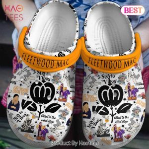 Fleetwood Mac Music Crocs Crocband Clogs Shoes Comfortable For Men Women and Kids