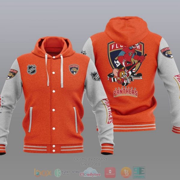 Florida Panthers Nhl Tom And Jerry Baseball Hoodie Jacket