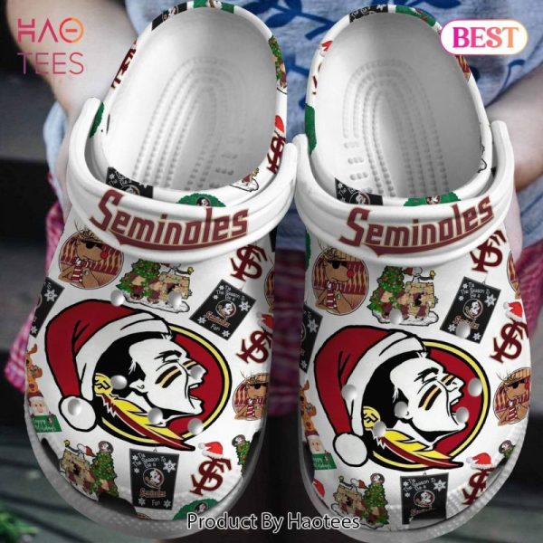 Florida State Seminoles NCAA Sport Crocs Crocband Clogs Shoes Comfortable For Men Women and Kids