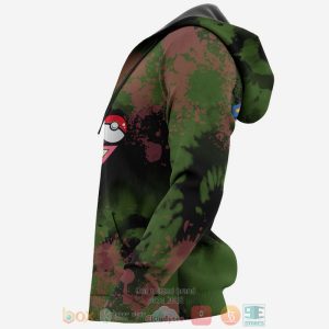 Flygon Pokemon Anime Tie Dye Style 3D Hoodie