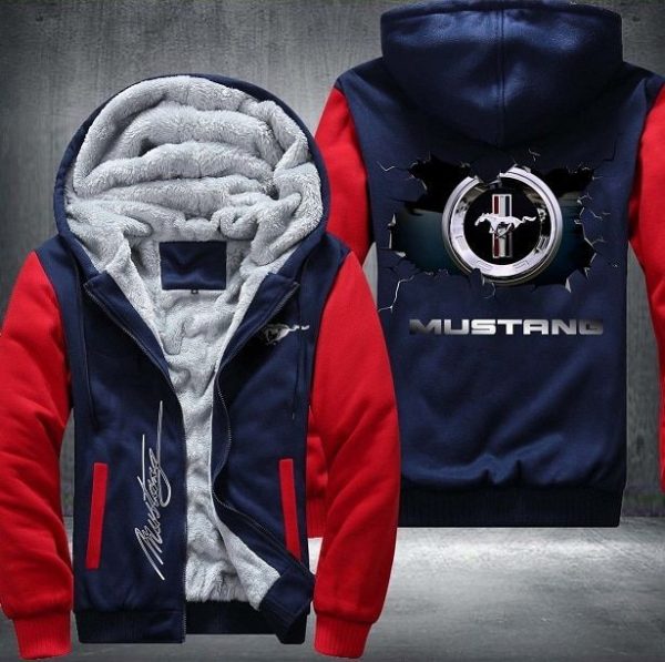 Ford Mustang Fleece Hoodie Jacket