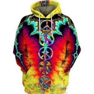 Fractal Peace 3D Hoodie