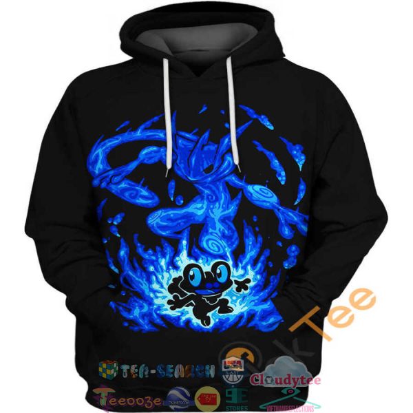 Froakie And Greninja Hoodie 3D