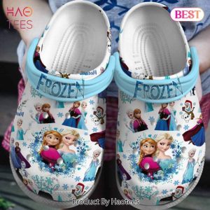 Frozen Disney Cartoon Crocs Crocband Clogs Shoes Comfortable For Men Women and Kids