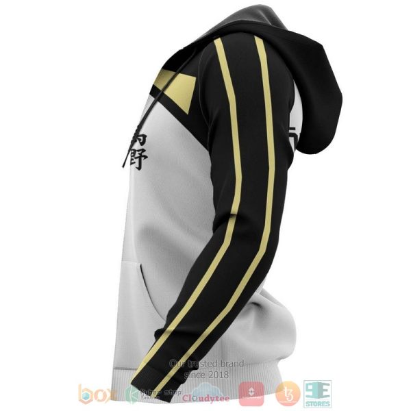 Fukurodani Kotaro Bokuto Number 4 Uniform Haikyuu Anime 3D Hoodie