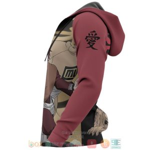 Gaara Naruto Anime 3D Hoodie