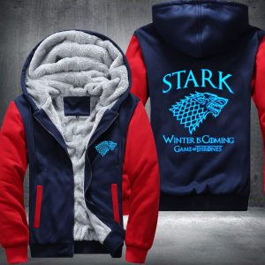 Game Of Thrones Winter Is Coming Stark Fleece Hoodie Jacket