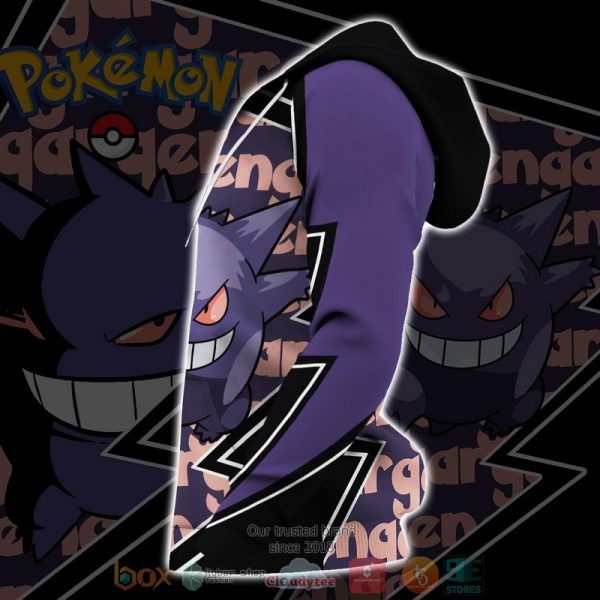 Gengar Costume Pokemon 3D Hoodie