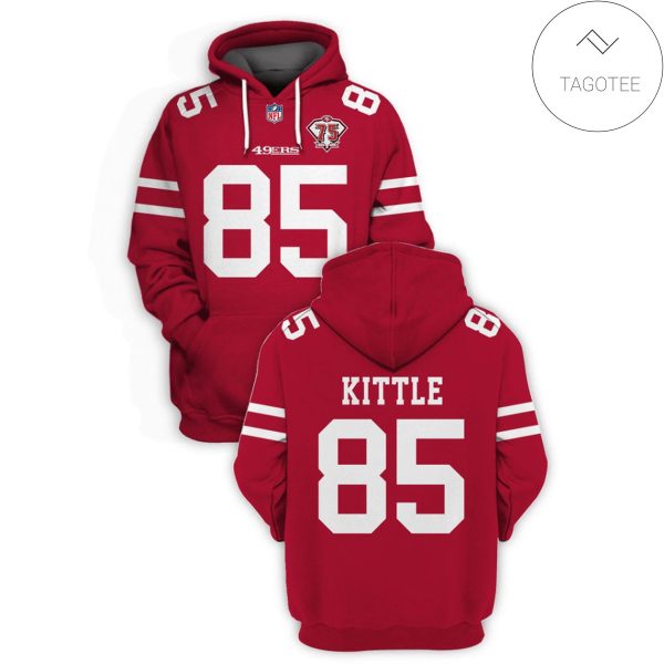 George Kittle No 85 San Francisco 49Ers Hoodie