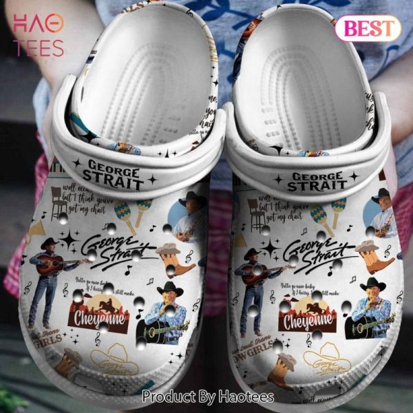 George Strait Music Crocs Crocband Clogs Shoes Comfortable For Men Women and Kids