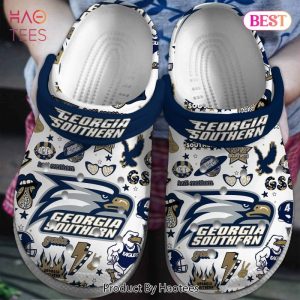 Georgia Southern Eagles football NFL Sport Crocs Crocband Clogs Shoes Comfortable For Men Women and Kids