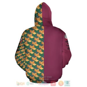 Giyu Kimetsus Costume Anime 3D Hoodie