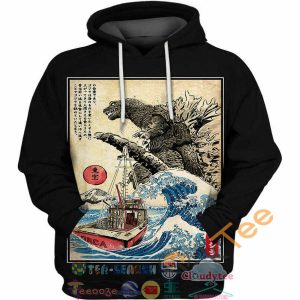 Godzilla Poster Hoodie 3D