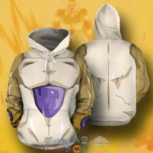 Golden Frieza Cosplay Dragon Ball 3D Hoodie