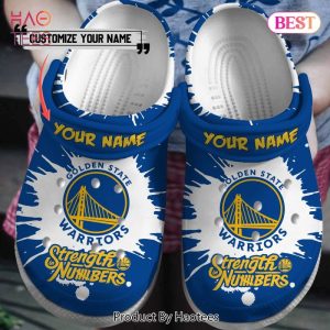 Golden State Warriors NBA Sport Crocs Crocband Clogs Shoes Comfortable For Men Women and Kids Exclusive