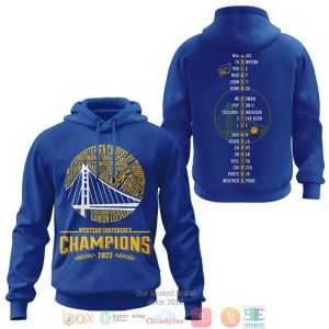 Golden State Warriors Western Conference Champions 2022 3D Shirt